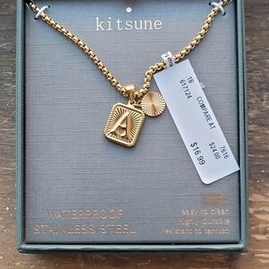Gold Initial Pendant Necklace